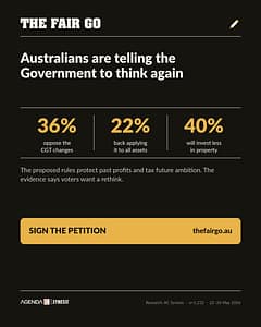 Fair Go - Tile 6 Sign Petition